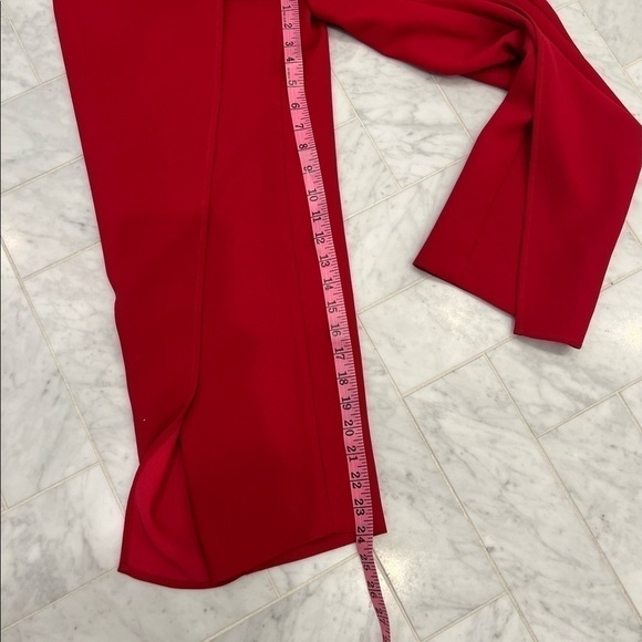 BCBGENERATION red halter style T back wide leg jumpsuit size 4 EUC - Picture 9 of 12